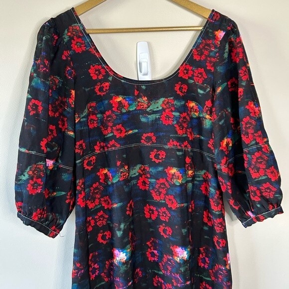 Rachel Comey x Target Collab Floral A-Line Midi Dress with Pockets Size 4 - Picture 3 of 9